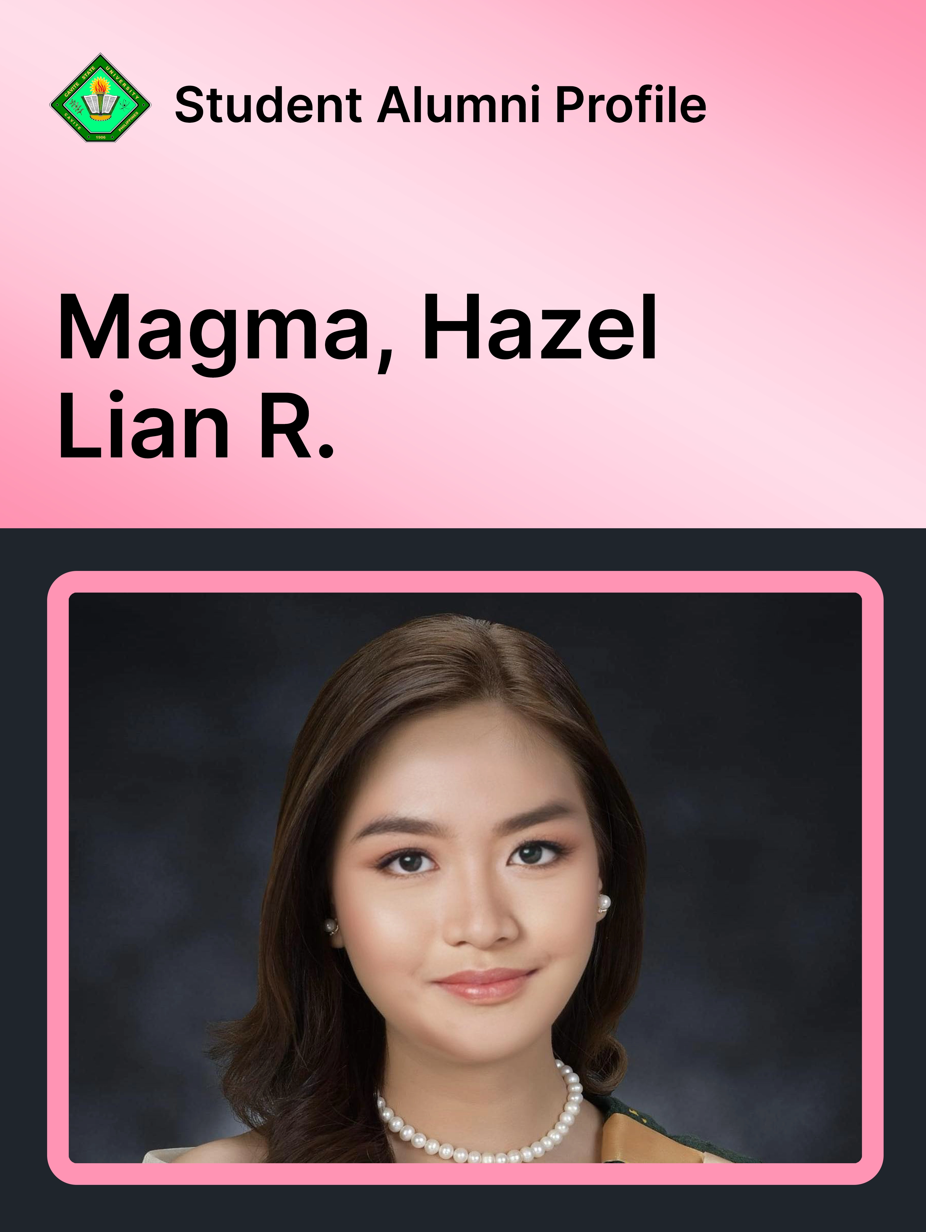 Magma, Hazel Lian R.